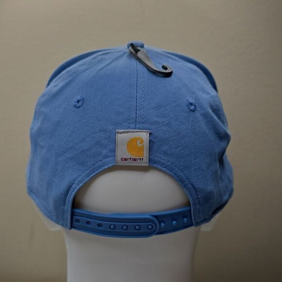 Carhartt Force One Size Canvas Mountain Patch Cap Sweatband Adjustable Snapback - Picture 3 of 8